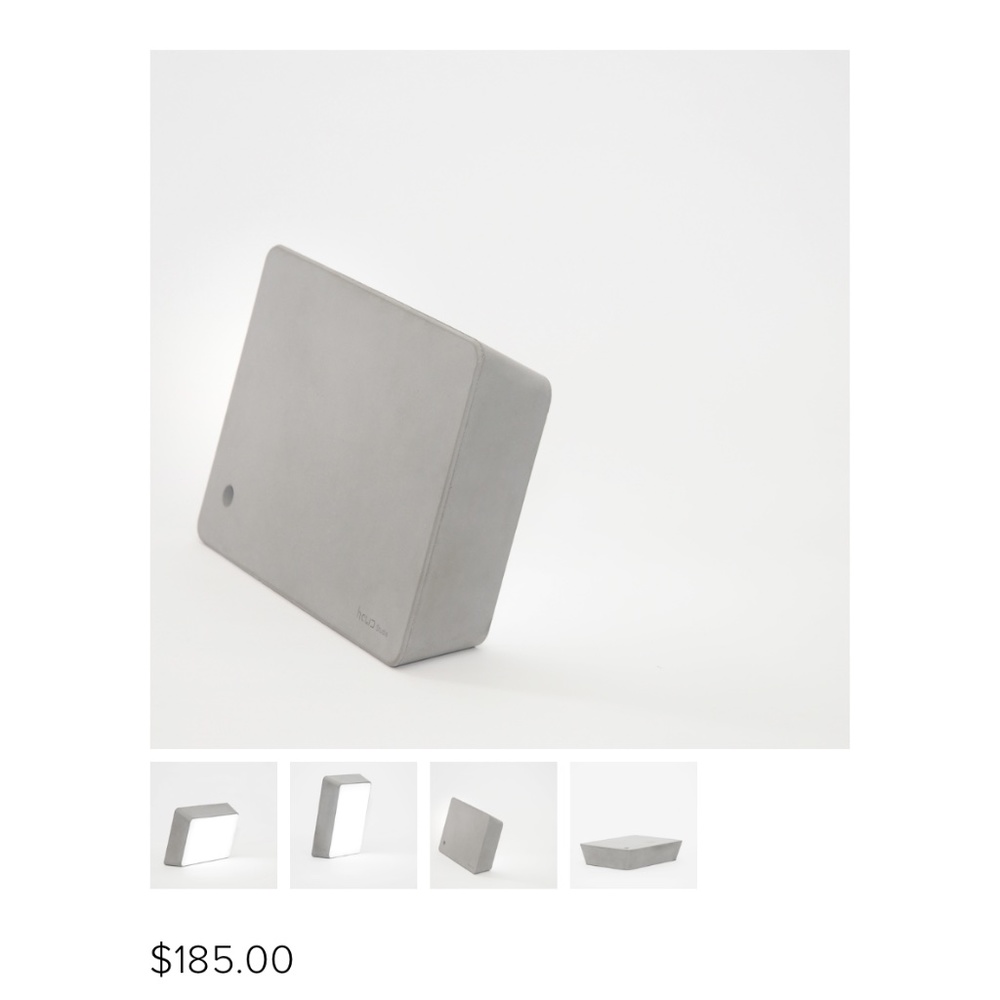 Hyfen concrete brick lamp